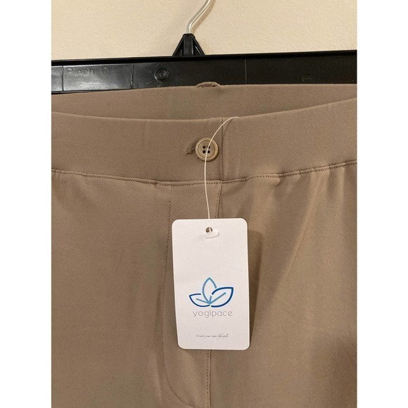 Yogipace NWT‎ tan beige XXL yoga pants career casual - Picture 3 of 8